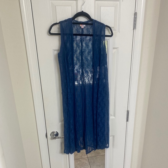 NWT - LulaRoe Joy sleeveless Long Vest (S) - Picture 1 of 5